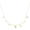 Maison de la Bijouterie Collier femme fantaisie plaqué or UW3V3045 | Femme Collier Et Pendentif