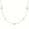 Maison de la Bijouterie Collier femme fantaisie plaqué or UW3W3Z45 | Femme Collier Et Pendentif