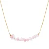 Maison de la Bijouterie Collier femme fantaisie quartzite vert plaqué or UW36YU45 | Femme Collier Et Pendentif