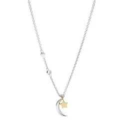 Fossil Bijoux Collier Femme -Argent Doré | Femme Collier Et Pendentif