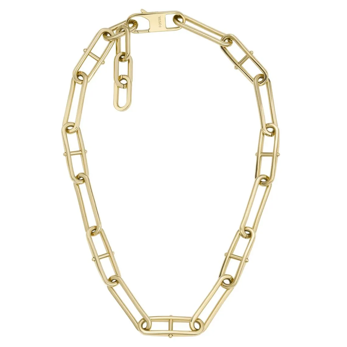 Fossil Bijoux Collier Femme D Link - JF04102710 Acier Doré | Femme Collier Et Pendentif