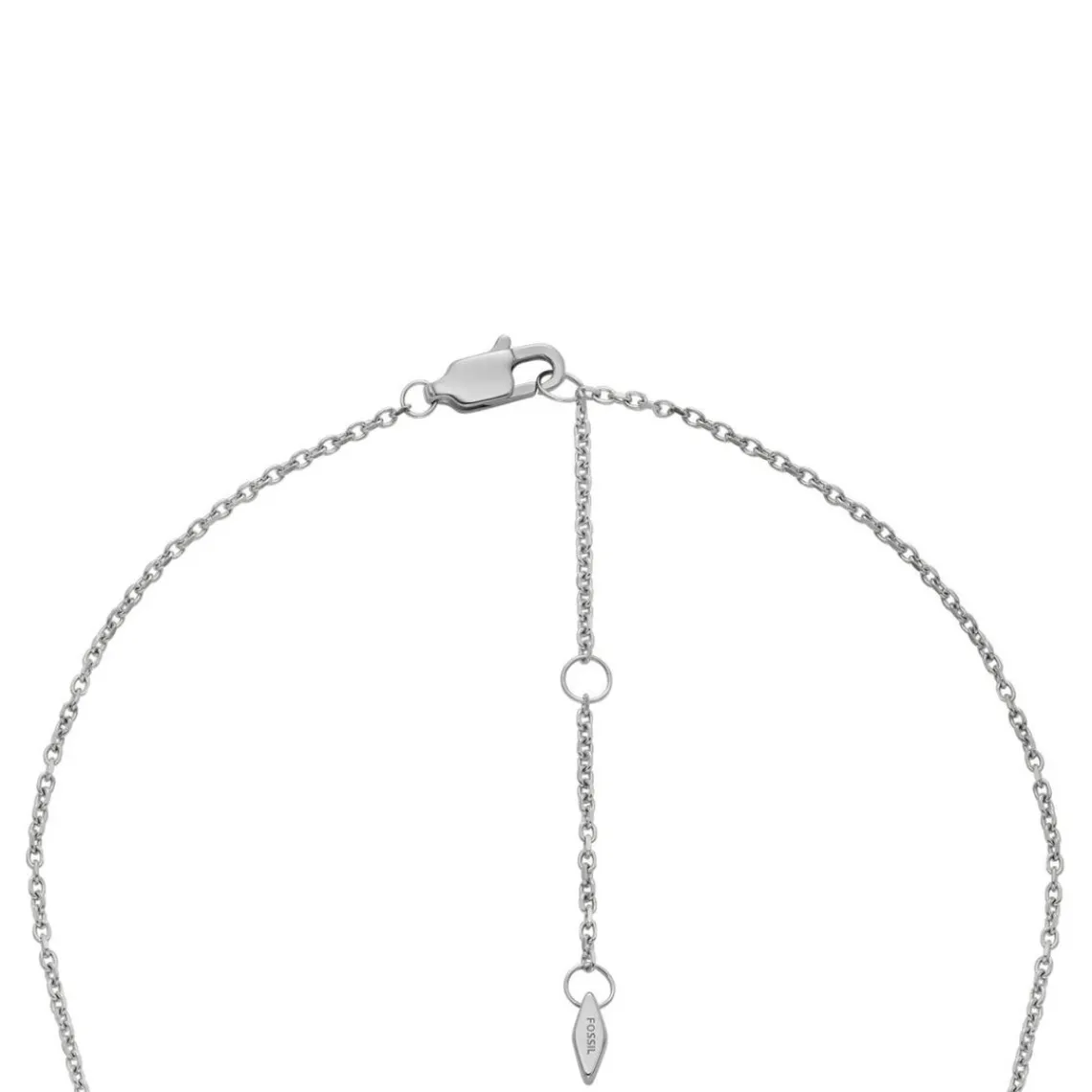 Fossil Bijoux Collier Femme - JF04690040 - Acier Argent | Femme Collier Et Pendentif