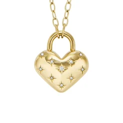 Fossil Bijoux Collier Femme Love Sadie - JF04829710 Acier inoxydable | Femme Collier Et Pendentif