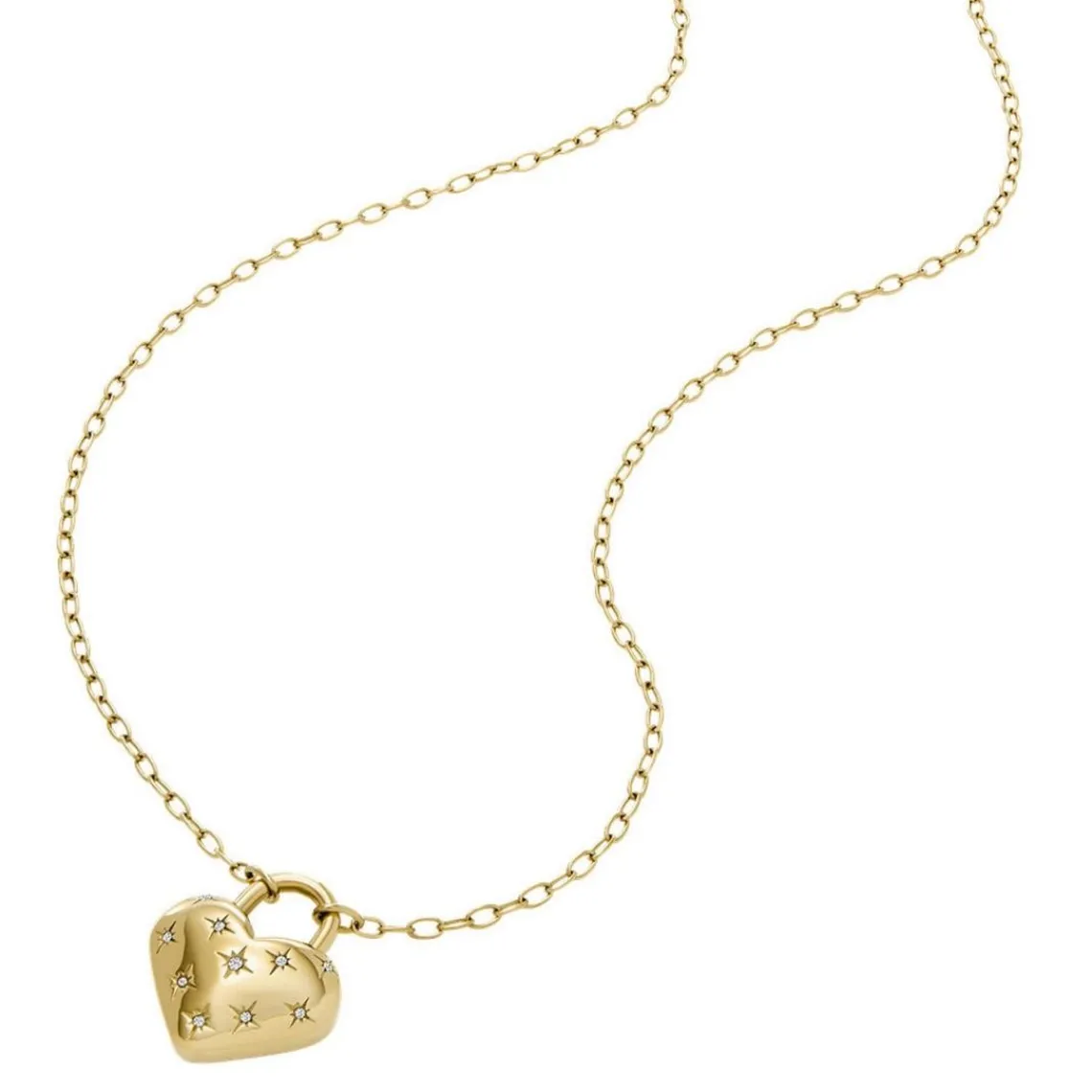 Fossil Bijoux Collier Femme Love Sadie - JF04829710 Acier inoxydable | Femme Collier Et Pendentif