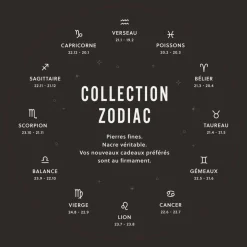 Fossil Bijoux Collier Femme Signes du Zodiaque Cancer - JF04841710 Acier inoxydable | Femme Collier Et Pendentif