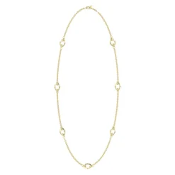 Guess Bijoux Collier Femme Bamboo JUBN05166JWYG Acier Doré | Femme Collier Et Pendentif