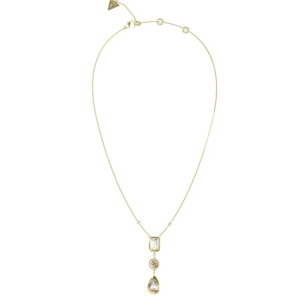 Guess Bijoux Collier Femme 4G Light JUBN05234JWYG Acier Doré | Femme Collier Et Pendentif