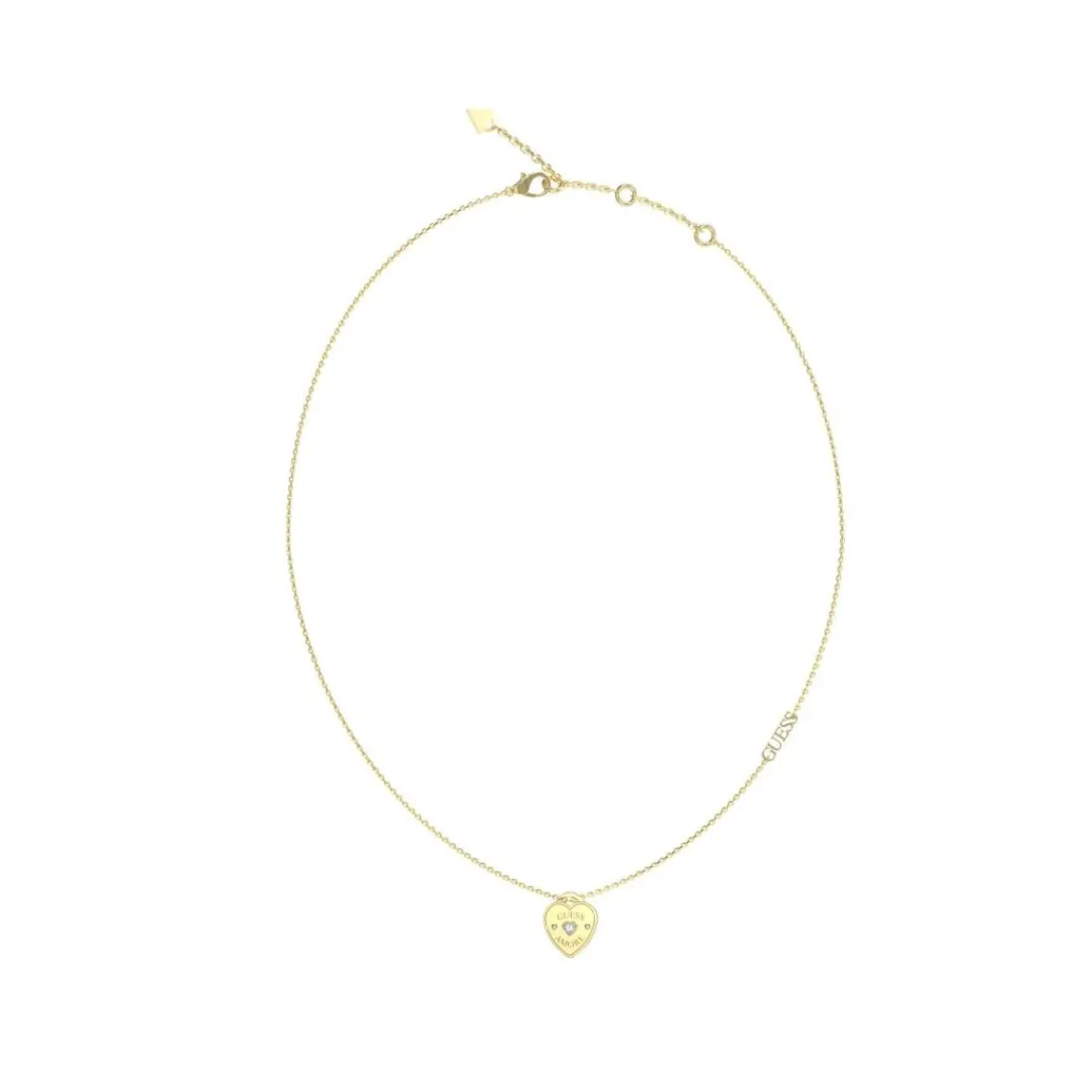 Guess Bijoux Collier Femme Guess Amore JUBN05056JWYG Acier Doré | Femme Collier Et Pendentif
