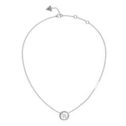 Guess Bijoux Collier Femme - JUBN02141JWRH LIFE IN 4G Acier Argent | Femme Collier Et Pendentif