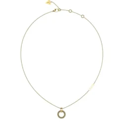 Guess Bijoux Collier femme JUBN03159JWYG - CIRCLE LIGHTS Acier Doré | Femme Collier Et Pendentif