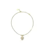 Guess Bijoux Collier femme - JUBN03099JWYG HEART CAGE Acier Doré | Femme Collier Et Pendentif