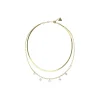 Guess Bijoux Collier femme JUBN03067JWYGWH - PERFECT LIAISON Acier Doré | Femme Collier Et Pendentif