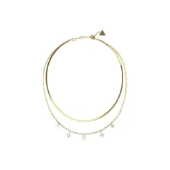Guess Bijoux Collier femme JUBN03067JWYGWH - PERFECT LIAISON Acier Doré | Femme Collier Et Pendentif