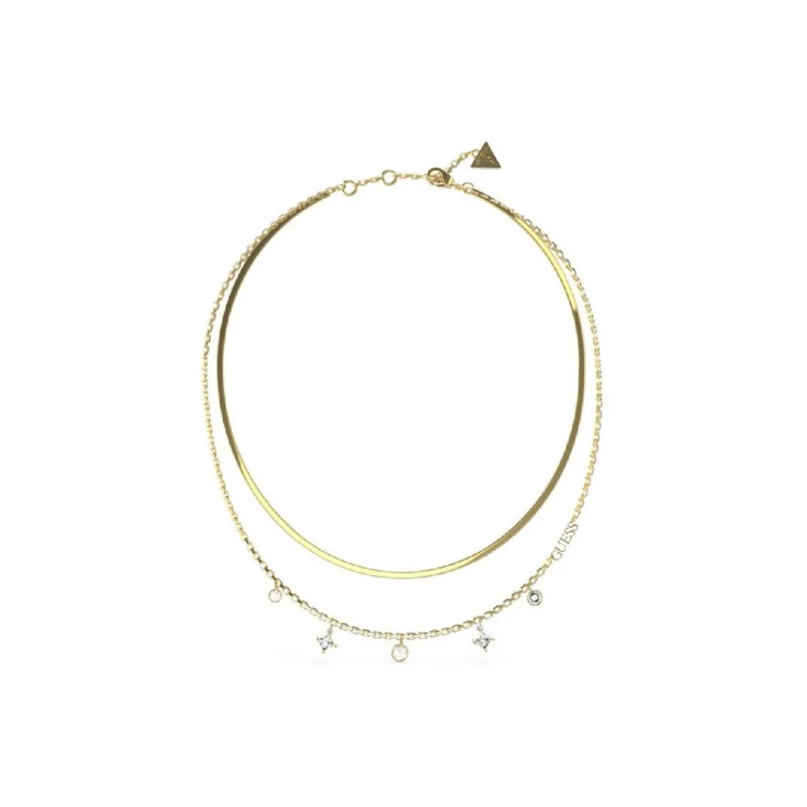 Guess Bijoux Collier femme JUBN03067JWYGWH - PERFECT LIAISON Acier Doré | Femme Collier Et Pendentif