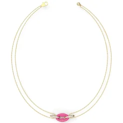 Guess Bijoux Collier Femme - POP LINKS JUBN01411JWYGNP Acier Doré | Femme Collier Et Pendentif