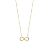 Maison de la Bijouterie Collier Femme infinity plaqué or UYZYU345 | Femme Collier Et Pendentif