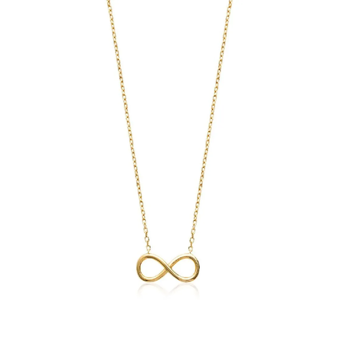 Maison de la Bijouterie Collier Femme infinity plaqué or UYZYU345 | Femme Collier Et Pendentif