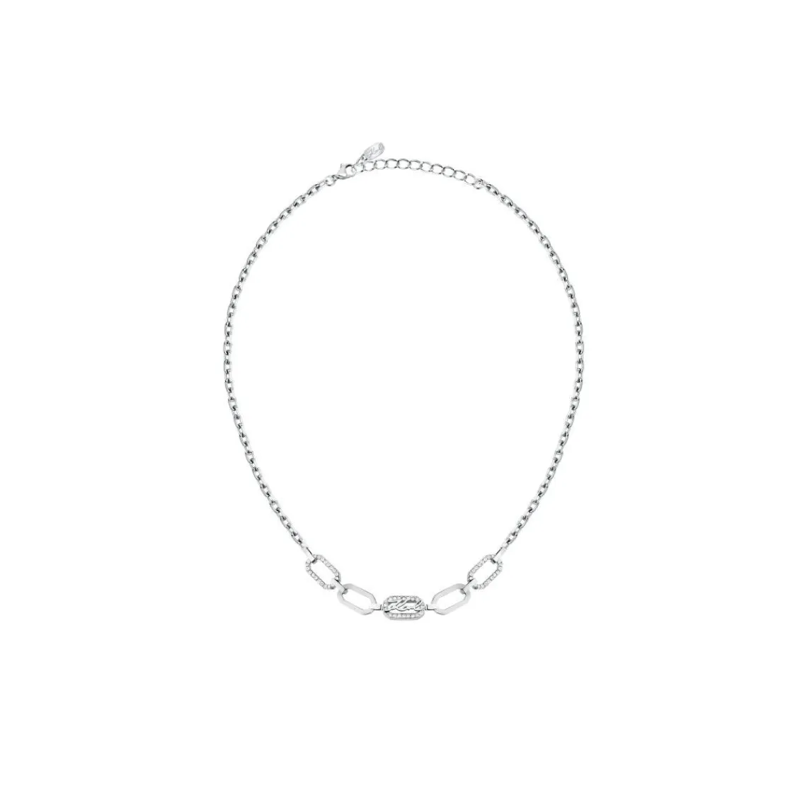Karl Lagerfeld Collier Femme Stone - KLAYC14 Acier Argent | Femme Collier Et Pendentif