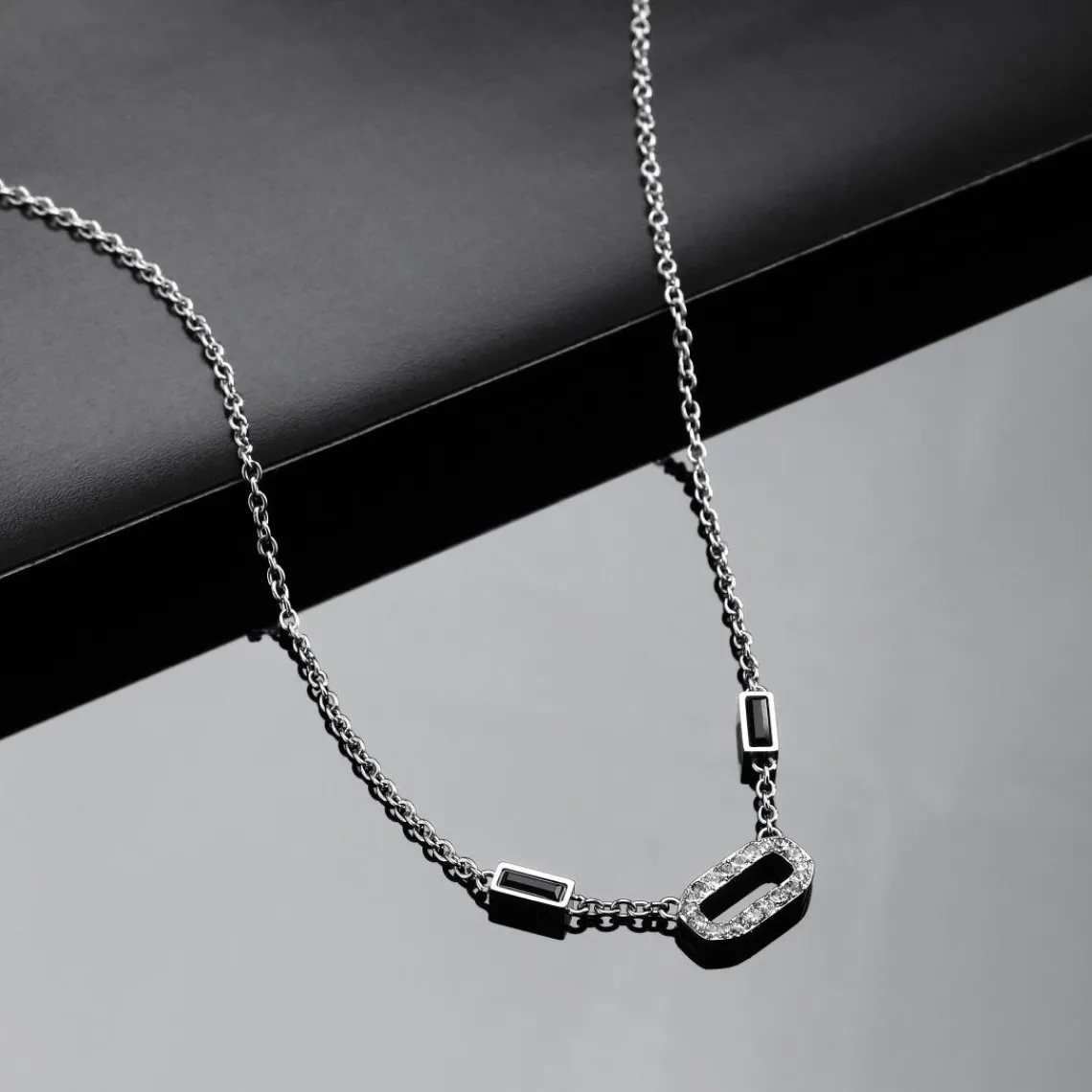 Karl Lagerfeld Collier Femme Stone - KLAYC11 Acier Argent | Femme Collier Et Pendentif