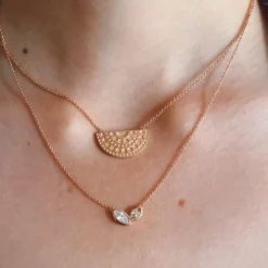 Kosma Paris Collier Femme Inca - Doré rose | Femme Collier Et Pendentif