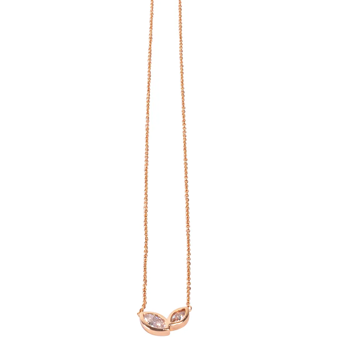 Kosma Paris Collier Femme Kira - Doré Rose | Femme Collier Et Pendentif