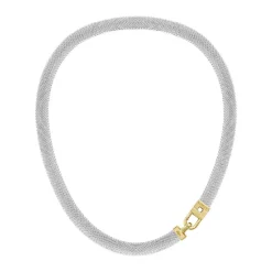 Lacoste Collier Femme Enie 2040271 - Acier Doré | Femme Collier Et Pendentif