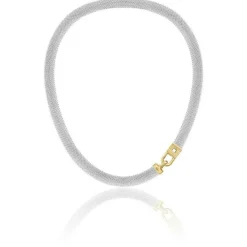 Lacoste Collier Femme Enie 2040271 - Acier Doré | Femme Collier Et Pendentif
