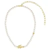 Lacoste Collier Femme Matchpoint - 2040429 Acier Doré | Femme Collier Et Pendentif