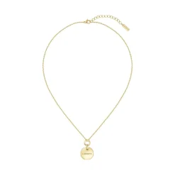 Lacoste Collier Femme Memento - 2040424 Acier Doré | Femme Collier Et Pendentif