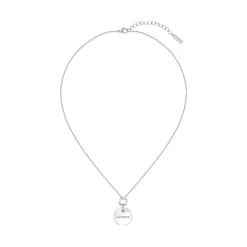 Lacoste Collier Femme Memento - 2040402 Acier Argent | Femme Collier Et Pendentif