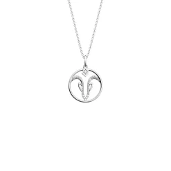 Les Georgettes Collier Femme 704413916JC050 Argent Agate P-Zodiaque | Femme Collier Et Pendentif