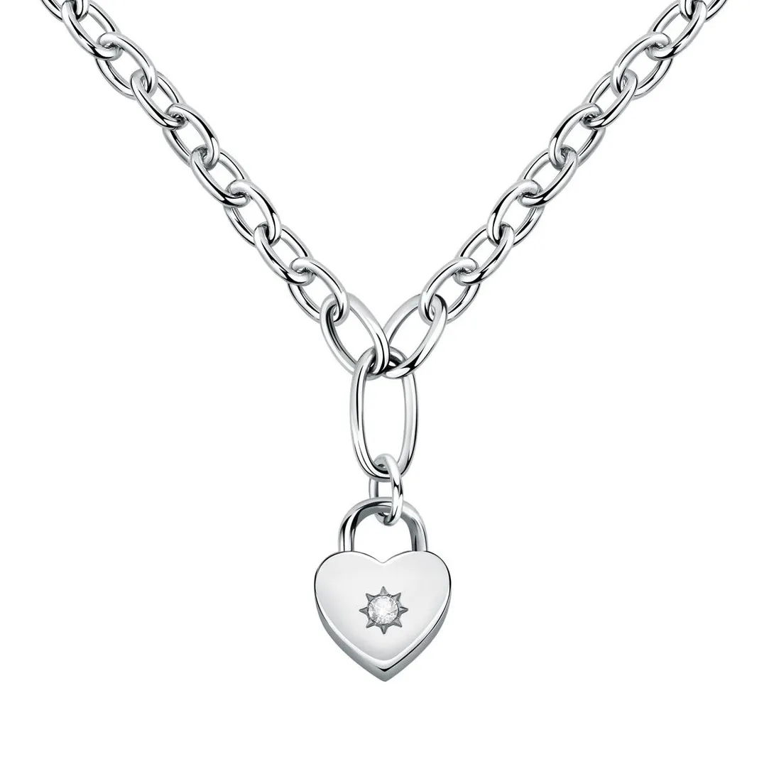 Morellato Bijoux Collier Femme SAUB04 - Acier Argent | Femme Collier Et Pendentif