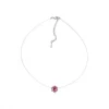 MYC-Paris Collier Femme - AN1-1566-PK Métal rhodié Argent Rose | Femme Collier Et Pendentif