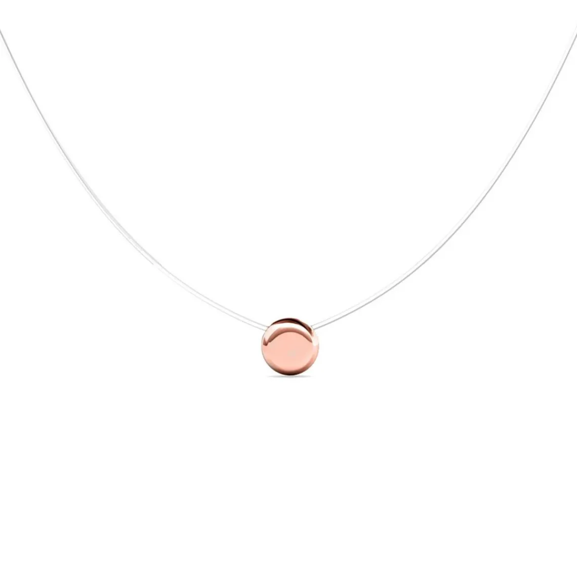 MYC-Paris Collier Femme - DP0271-RG-C Laiton Doré rose | Femme Collier Et Pendentif