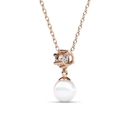 MYC-Paris Collier Femme - DP0572-RG Laiton Doré rose | Femme Collier Et Pendentif