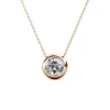 MYC-Paris Collier Femme - DP0406-RG Laiton Doré rose | Femme Collier Et Pendentif