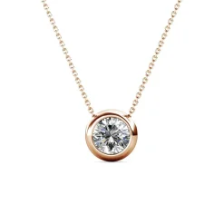 MYC-Paris Collier Femme - DP0406-RG Laiton Doré rose | Femme Collier Et Pendentif