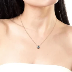 MYC-Paris Collier Femme - DP0406-RG Laiton Doré rose | Femme Collier Et Pendentif