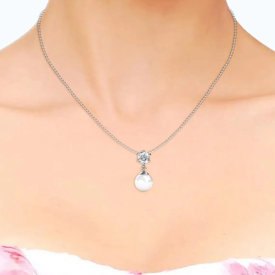 MYC-Paris Collier Femme - DP0572-S Laiton Argent | Femme Collier Et Pendentif