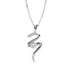 MYC-Paris Collier Femme EVIDENCE - DP0071-S Laiton Argent | Femme Collier Et Pendentif