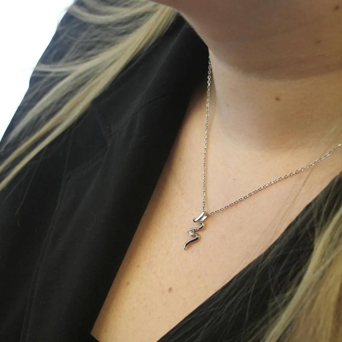 MYC-Paris Collier Femme EVIDENCE - DP0071-S Laiton Argent | Femme Collier Et Pendentif