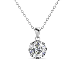 MYC-Paris Collier Femme EVIDENCE - DP0075-S Laiton Argent | Femme Collier Et Pendentif