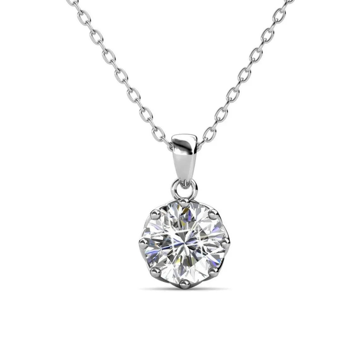 MYC-Paris Collier Femme EVIDENCE - DP0075-S Laiton Argent | Femme Collier Et Pendentif