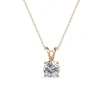 MYC-Paris Collier Femme Solitaire - DP0079-RG Laiton Doré rose | Femme Collier Et Pendentif