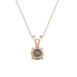 MYC-Paris Collier Femme Solitaire - DP0079-RG Laiton Doré rose | Femme Collier Et Pendentif