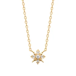 Maison de la Bijouterie Collier femme oxyde de zirconium plaqué or UW3VWZ45 | Femme Collier Et Pendentif