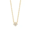 Maison de la Bijouterie Collier femme oxyde de zirconium plaqué or UW3WW045 | Femme Collier Et Pendentif