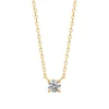 Maison de la Bijouterie Collier femme oxyde de zirconium plaqué or UW300545 | Femme Collier Et Pendentif