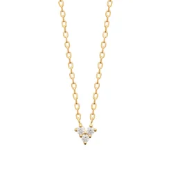 Maison de la Bijouterie Collier femme oxyde de zirconium plaqué or UW3W6W45 | Femme Collier Et Pendentif