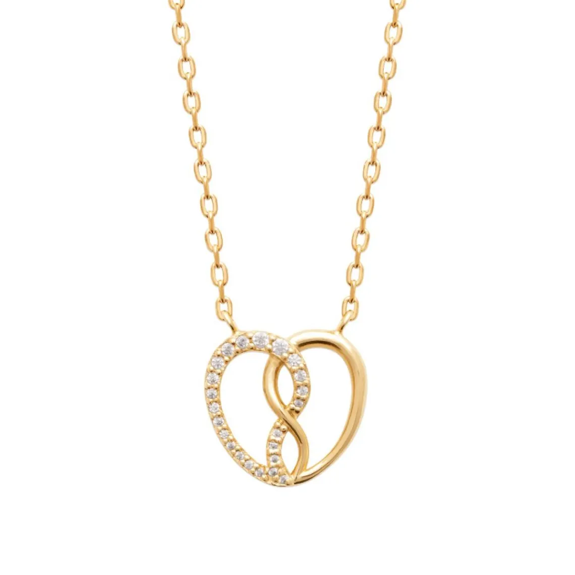 Maison de la Bijouterie Collier femme pendentif cœur fantaisie plaqué or UW3V5V45 | Femme Collier Et Pendentif